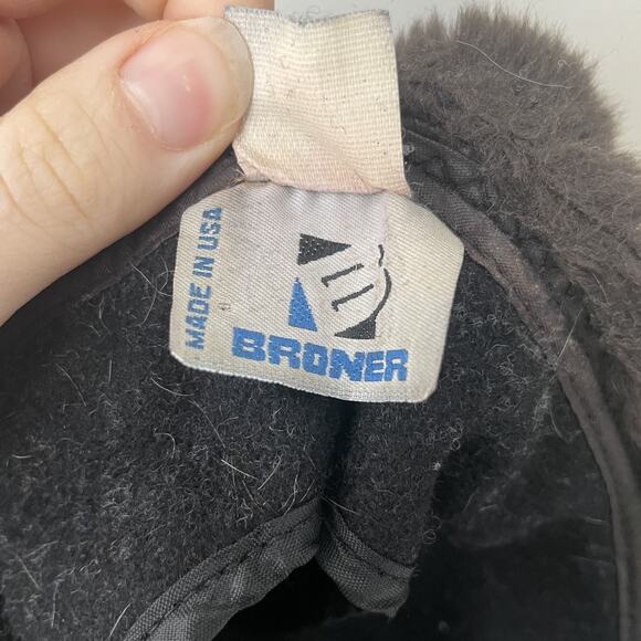 Vintage Broner Fur Winter Hat Unisex Made In The‎ USA Sz Large - Picture 4 of 7